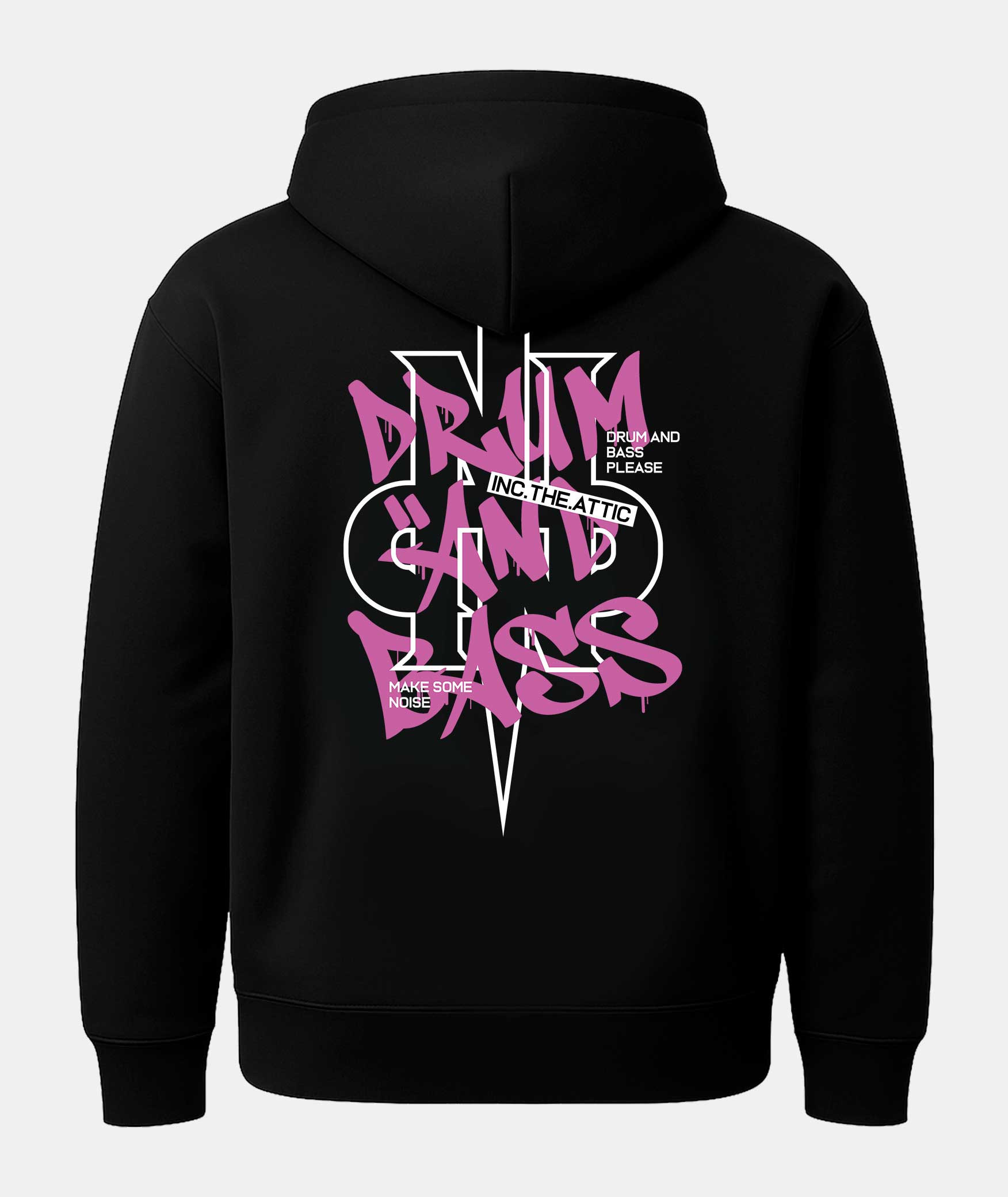 Sudadera Urbana DNB Negra – OG Collection | INC The Attic Sevilla