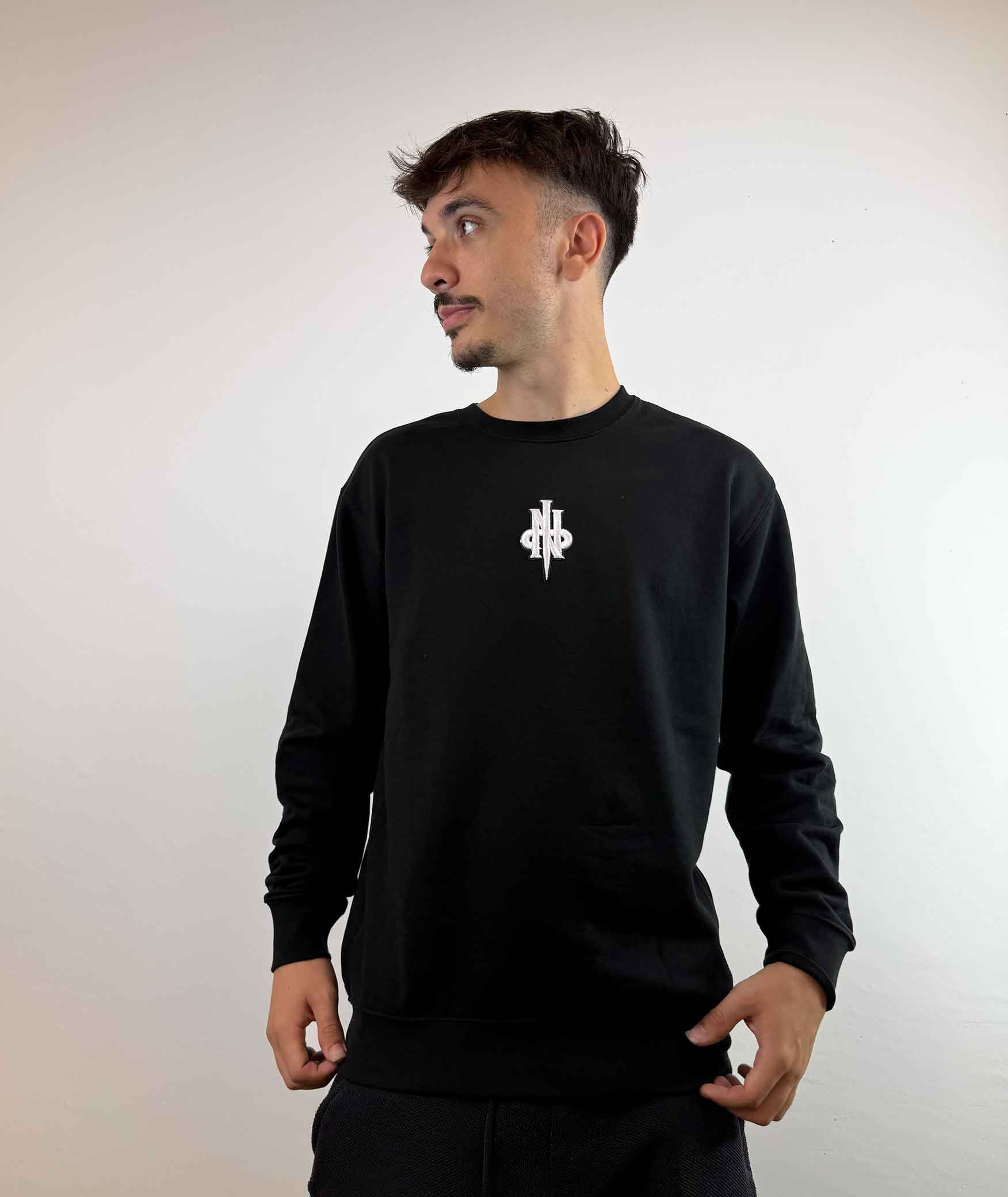Sudadera Jersey Negra – Summer Collection | INC The Attic Sevilla